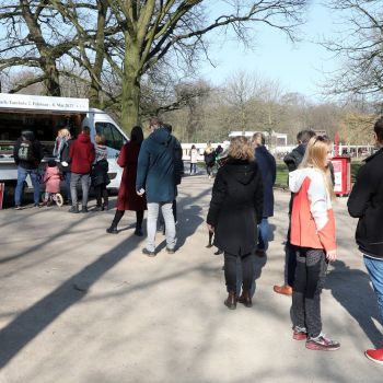 Das tombomobil im Bremer Bürgerpark an der Minigolfanlage
