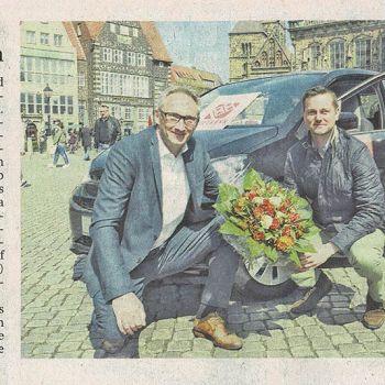 Bürgerpark-Tombola Veröffentlichung im Weser Report am 27.04.22