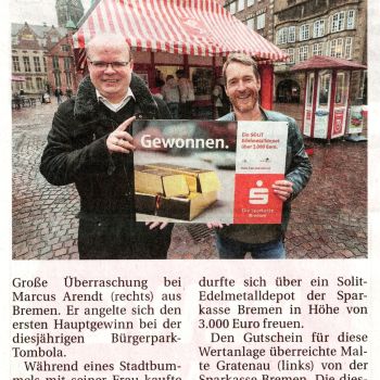 Die Bürgerpark-Tombola im Weser-Report