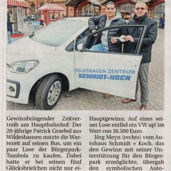 Die Bürgerpark-Tombola im Weser-Report